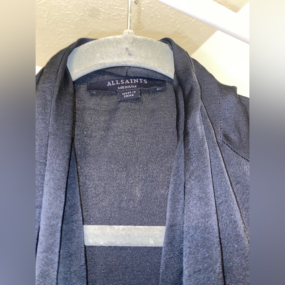 All Saints black bodysuit size medium